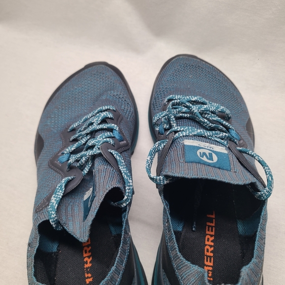 Merrell Running Shoes SAMPLE MENS Mag-9 Dragonfly Blue Vibram SIZE 8 - Picture 4 of 8